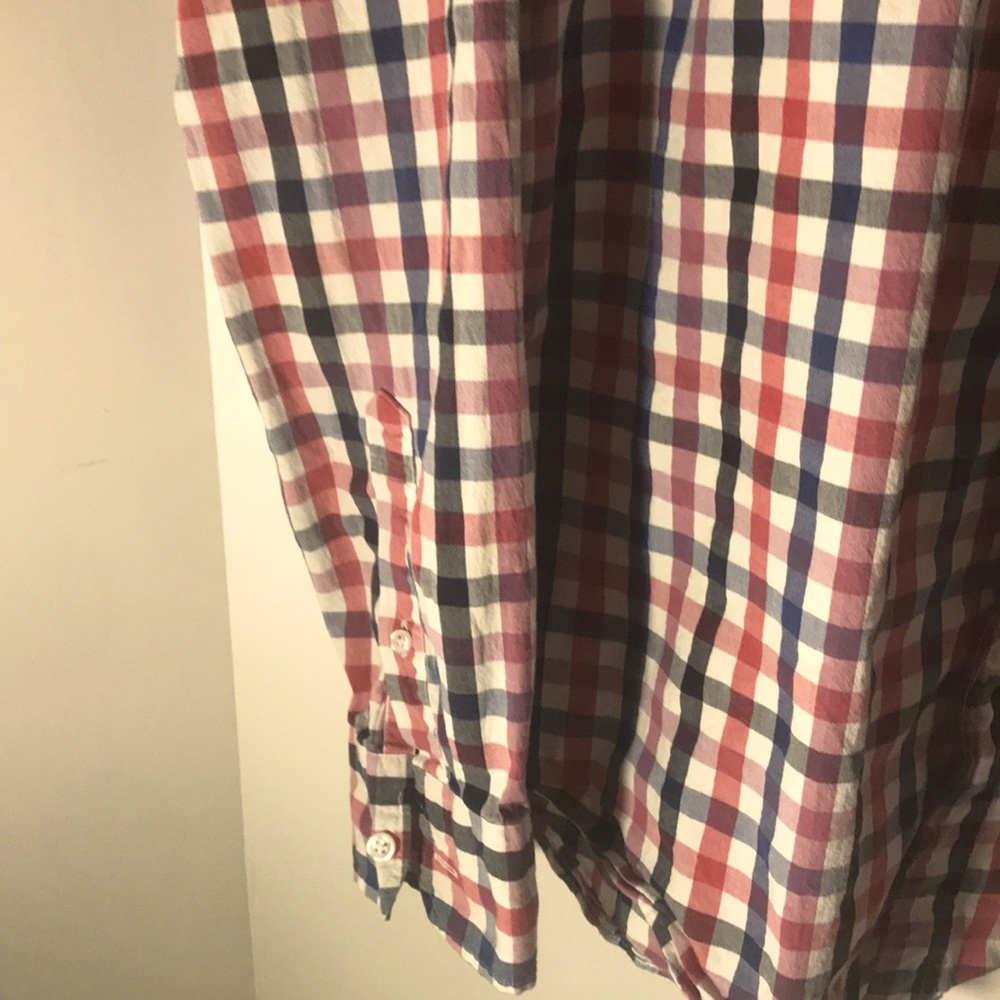 J.Crew oxford button down long shirt size xl   pocket flex washed classic preppy - Picture 6 of 9